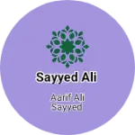 Business logo of Sayyed Ali