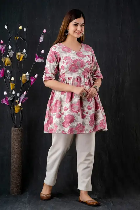 • *ARTICLE DETAILS*

•  *anghrkha top with pant, side tussels, wooden button*
• *in very fine qualit uploaded by Aman Nama on 4/17/2023