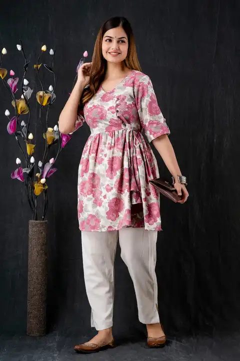 • *ARTICLE DETAILS*

•  *anghrkha top with pant, side tussels, wooden button*
• *in very fine qualit uploaded by Aman Nama on 4/17/2023