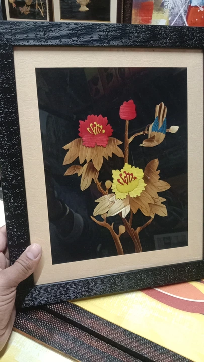 Bamboo layer (craft work) painting uploaded by Aman art gallery on 5/29/2024