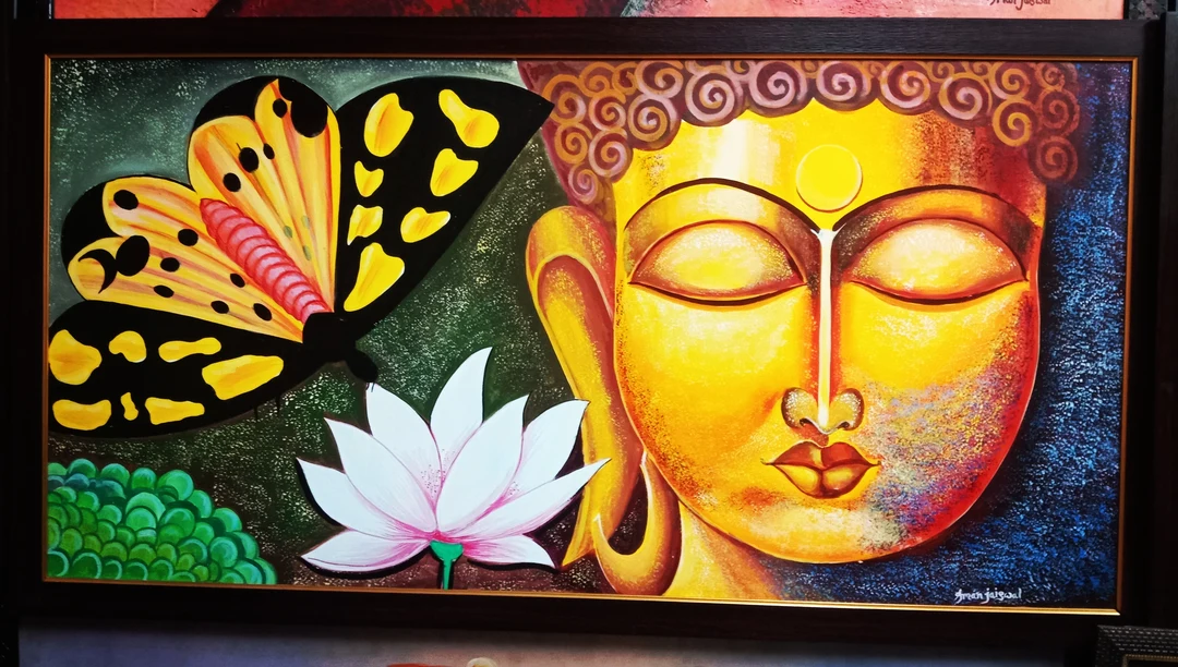 Canvas handmade painting uploaded by Aman art gallery on 4/17/2023