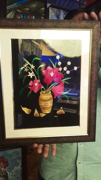 Bamboo layer painting uploaded by Aman art gallery on 4/17/2023