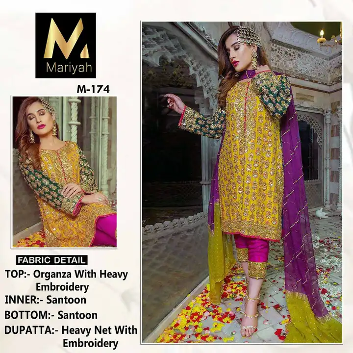 "
 Sr no.82862
 *Zd Rm 33 Ziaaz Designs Pakistani Readymade Suits*

Top :- Organza Very Heavy Handwo uploaded by Roza Fabrics on 4/17/2023