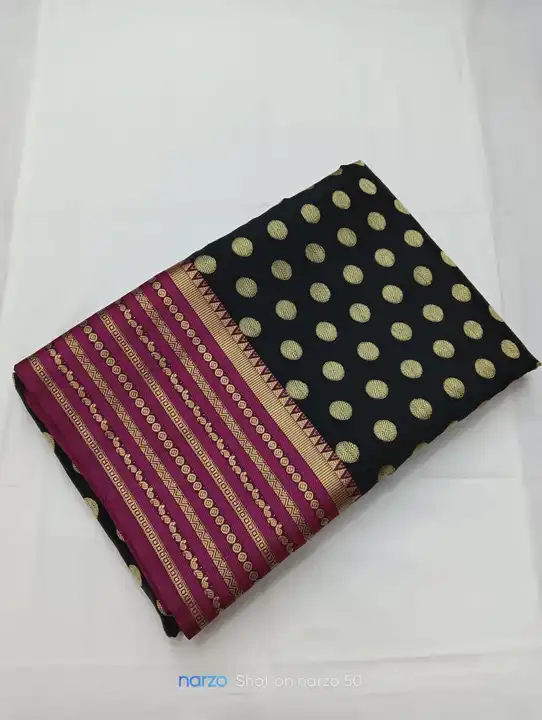 Banarasi zari Buti kaitlon silk sarees fancy wholesalers  uploaded by Arbaz sarees manufacturer  on 4/17/2023