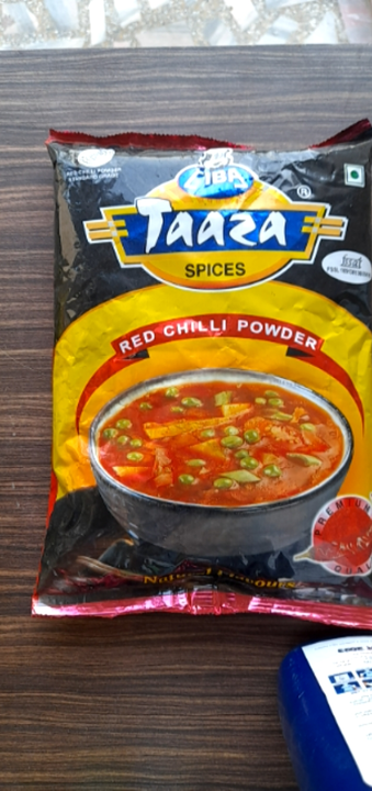 Taaza red chilli pack of 500 grams  uploaded by Krishna traders on 4/17/2023