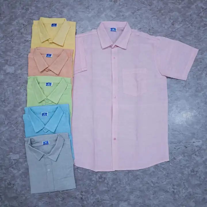 Half sleeves shirts khadi    siz M L X XXL uploaded by K.S. Enterprises on 4/17/2023
