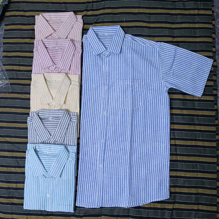 Half sleeves shirts khadi    siz M L X XXL uploaded by K.S. Enterprises on 4/17/2023