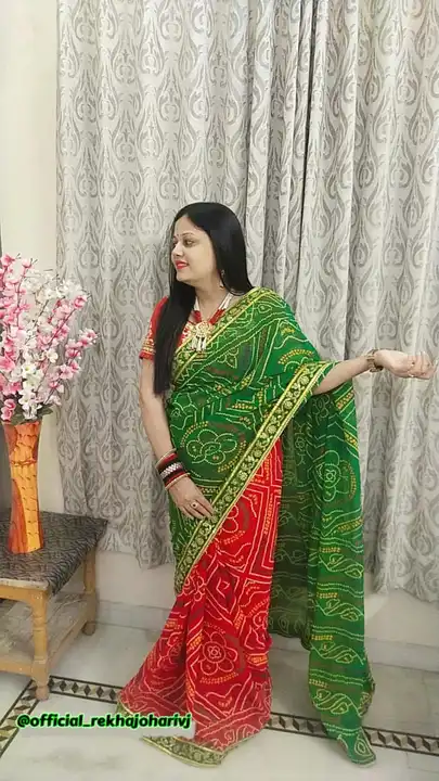 Bandhej saree uploaded by women ethnic wear on 5/10/2024