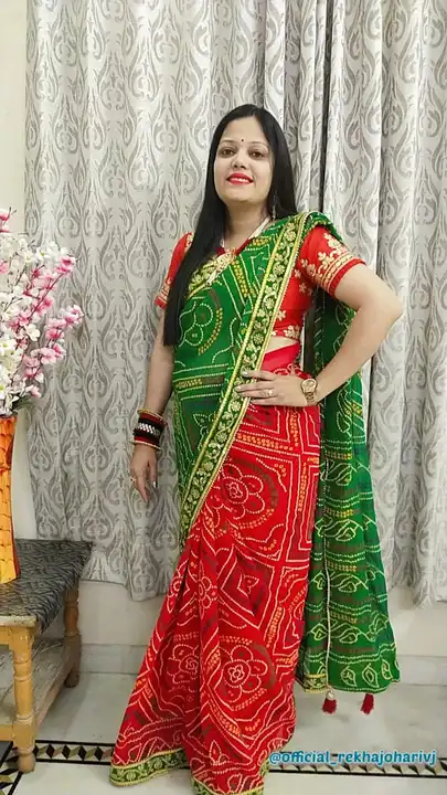 Bandhej saree  uploaded by women ethnic wear on 6/3/2024