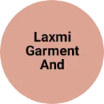 Business logo of Laxmi garment and shoes
