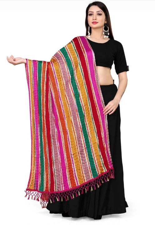 Chinnon silk dupatta  uploaded by women ethnic wear on 4/17/2023