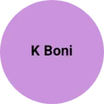 Business logo of K boni