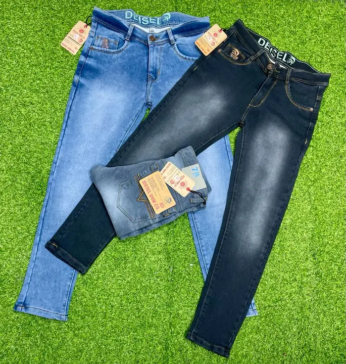 NEW POLY KNITTED JEANS uploaded by SATYOSHAM INDUSTRIES PRIVATE LIMITED on 4/17/2023