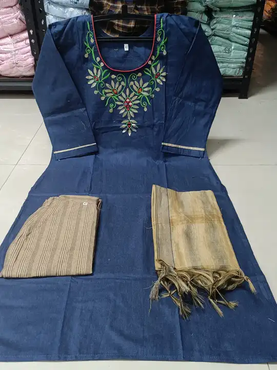 Khadi cotton kurta set  uploaded by Adiyogi creation on 4/17/2023
