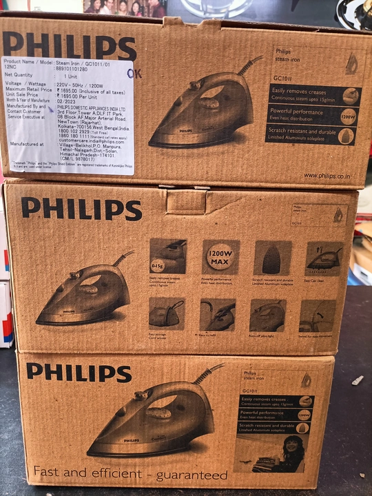 Philips steam iron uploaded by Brand store on 4/17/2023