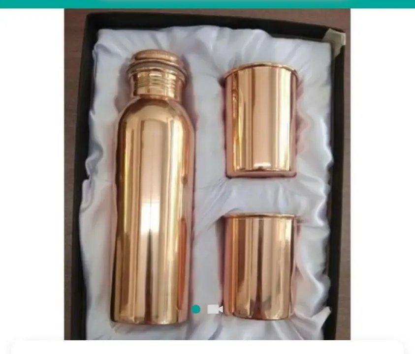 Copper bottle with glass set uploaded by Corporate gift on 4/17/2023