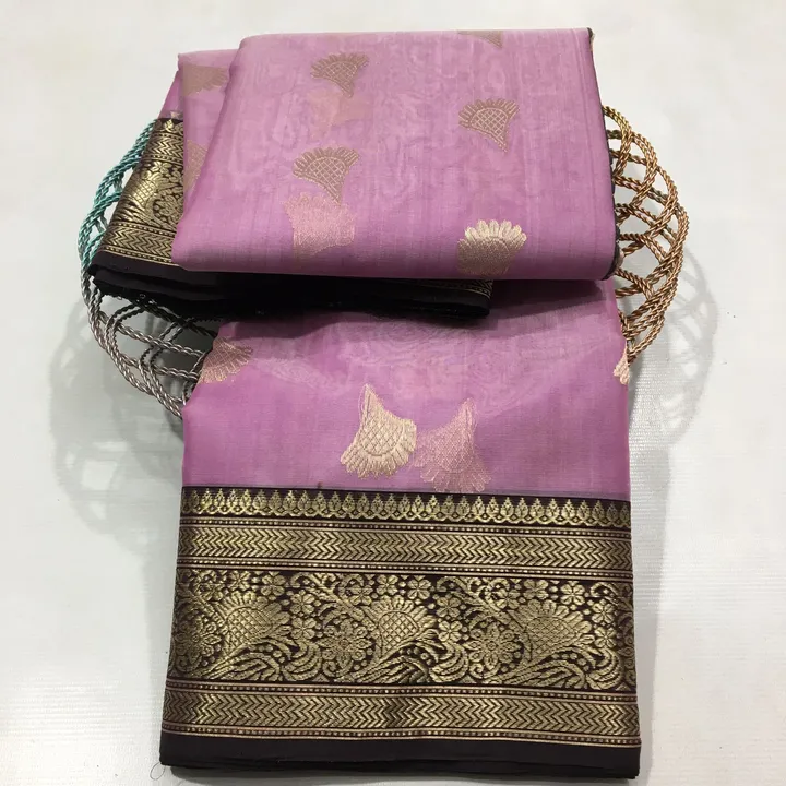 Chanderi handloom Pure silk saree uploaded by business on 4/17/2023