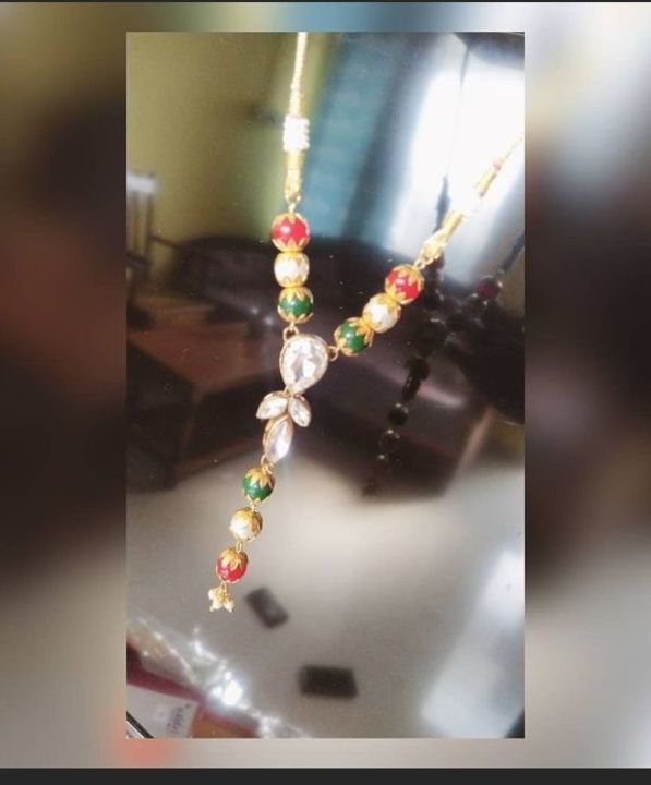 Kundan necklace uploaded by Handmade jewellery on 3/5/2021