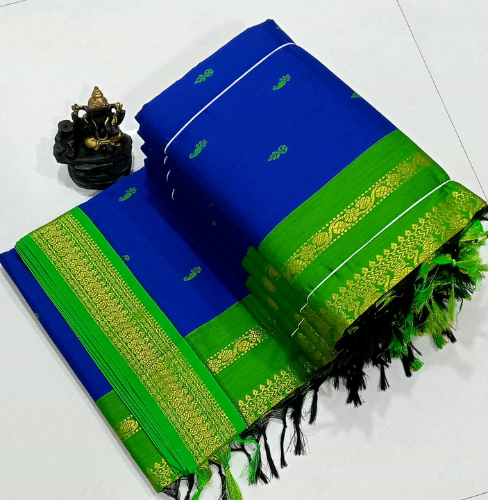 Kalyani cotton saree/gadwall paithani uploaded by Kanishka silks on 5/29/2024