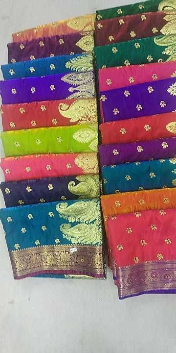 Silky madhuri work buta uploaded by Shree Ambica fabrics on 7/11/2020