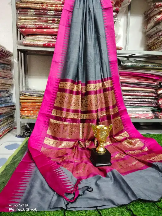 Super Soft Mugha Kathan Goudal Silk Sharee uploaded by Maa Kali Sharee Center on 4/18/2023