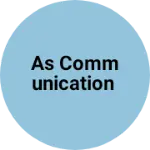 Business logo of As communication