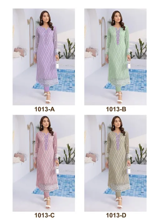 Embroidery fancy designer dress 👗 uploaded by Fatema Fashion on 4/18/2023