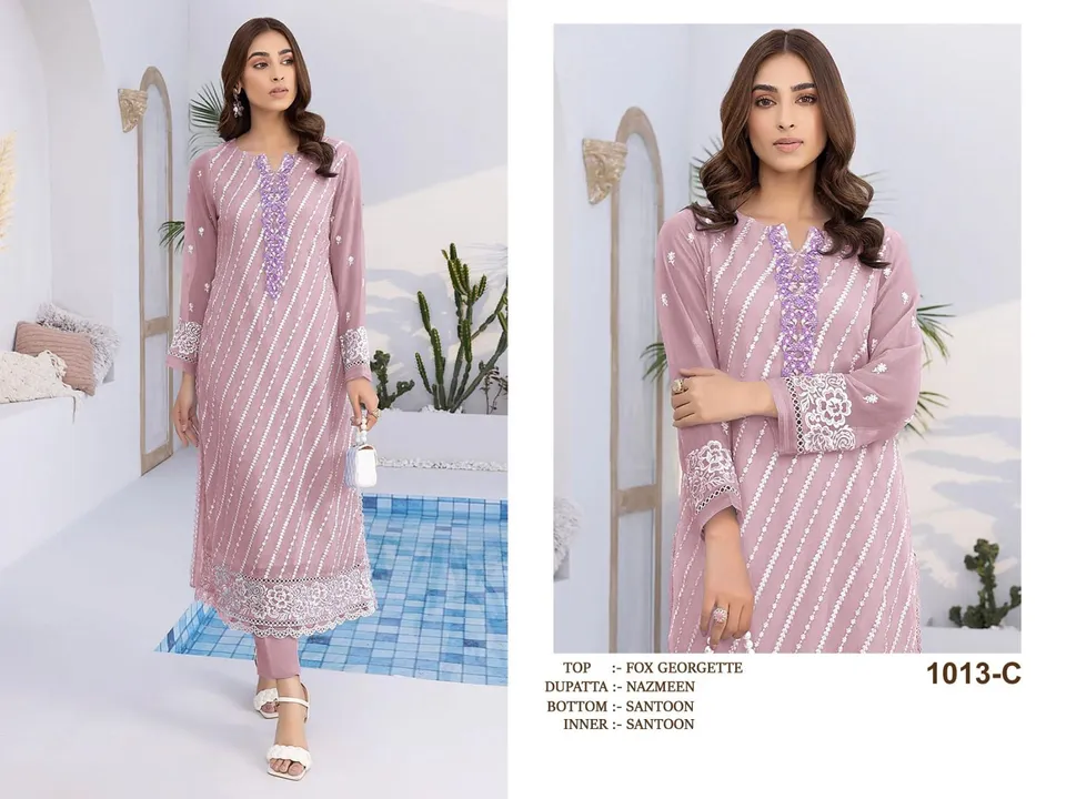Embroidery fancy designer dress 👗 uploaded by Fatema Fashion on 4/18/2023