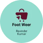 Business logo of Foot weer