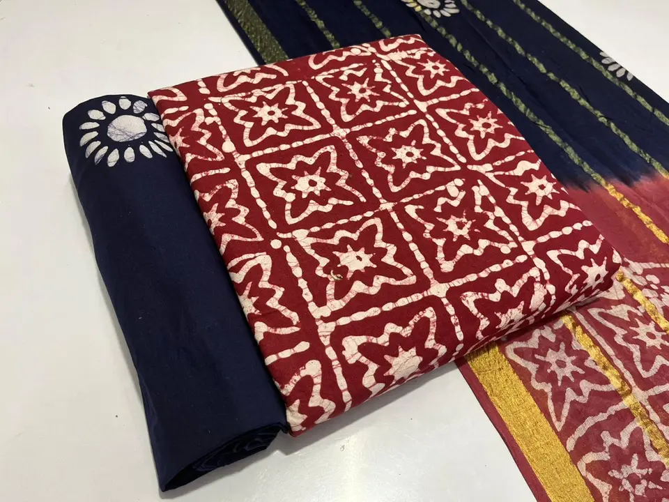 Wax Batik Premium Cotton Dress Materials uploaded by Apsara dresses on 4/18/2023
