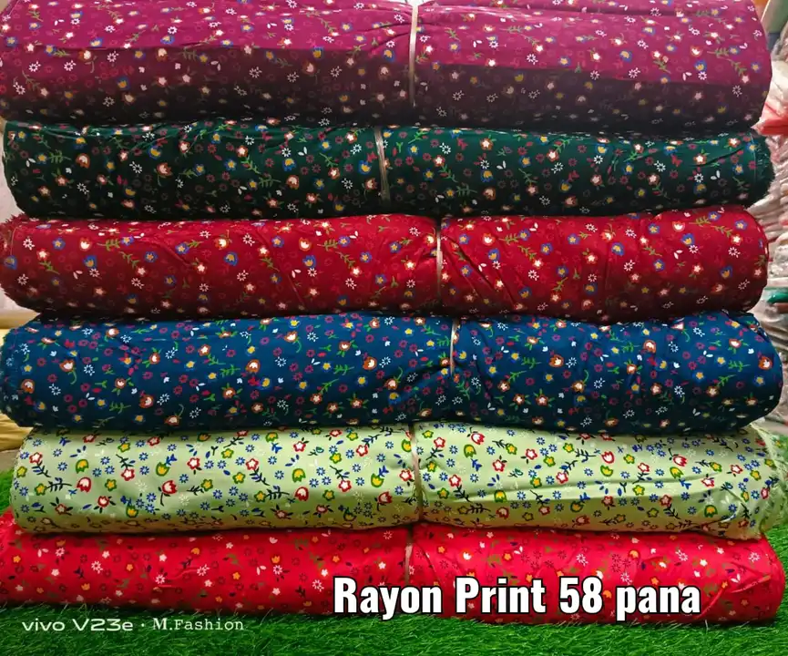 Rayon print  uploaded by MATAJI TEXTILES on 4/18/2023