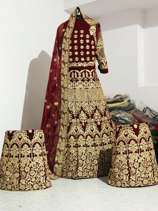 Bridal lehenga  uploaded by Taha fashion from surat on 4/18/2023