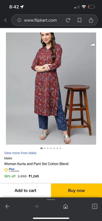 Italia brand kurti   uploaded by Milan paliwal traders on 4/18/2023