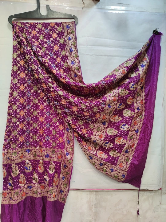 Bandhani Silk Dupatta  uploaded by Dulari Textiles on 4/18/2023