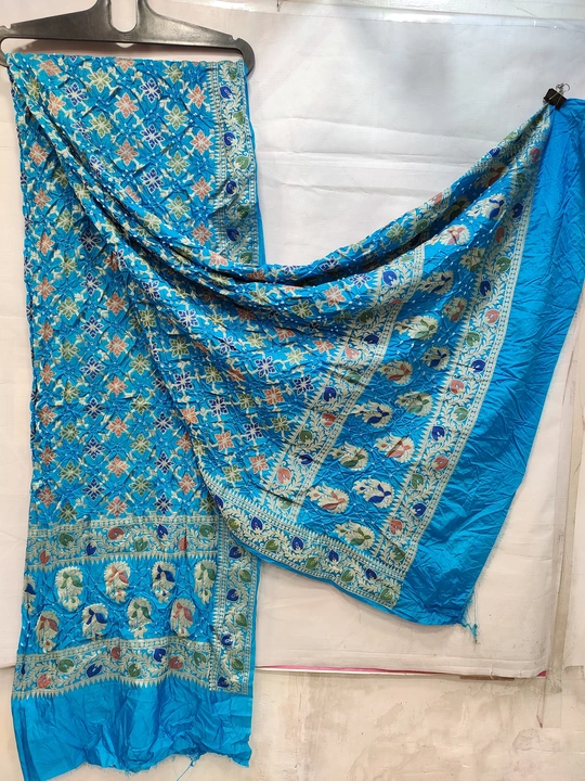 Bandhani Silk Dupatta  uploaded by Dulari Textiles on 4/18/2023