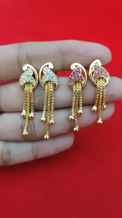 One gram gold earrings uploaded by business on 4/18/2023