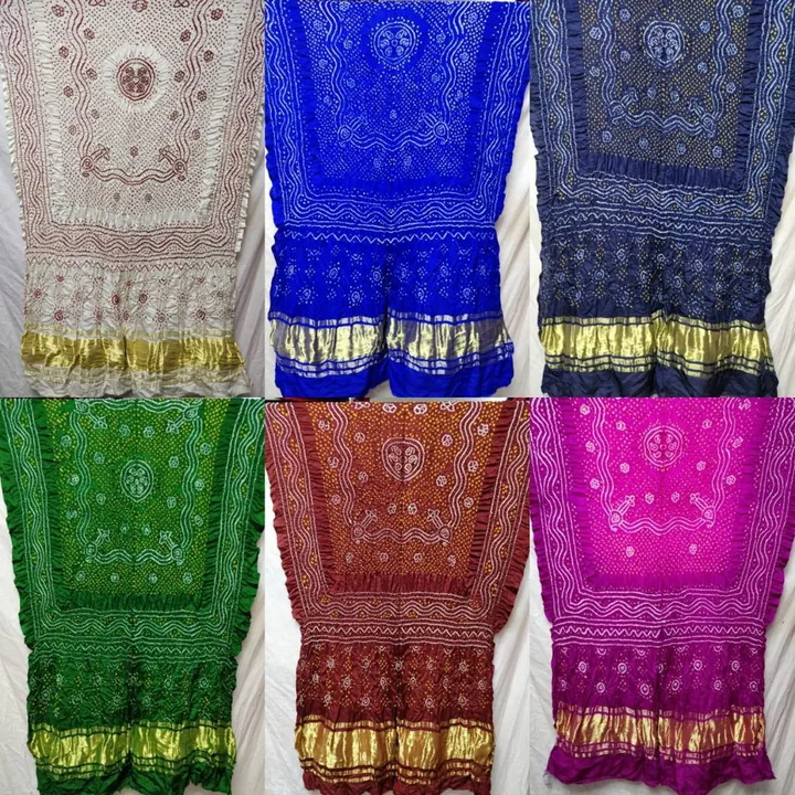 Gaji Silk Bandhani Dupatta  uploaded by Dulari Textiles on 4/18/2023