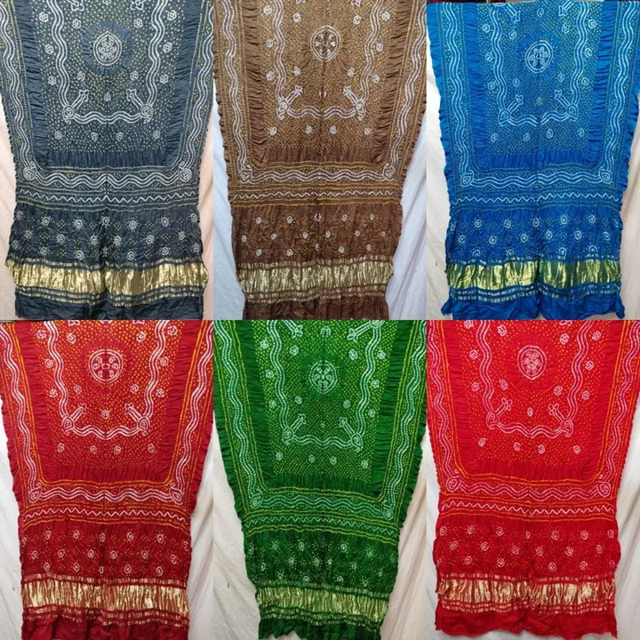 Gaji Silk Bandhani Dupatta  uploaded by Dulari Textiles on 4/18/2023