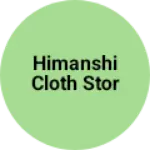 Business logo of Himanshi cloth stor