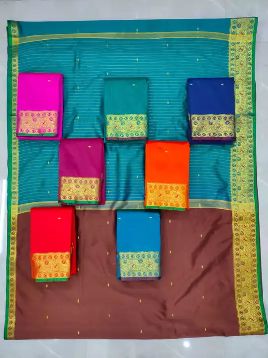 Karishma booti Saree
Full saree with blouse
1 Set - 8 piece
Colour - 8
Price - 310/- uploaded by Salik Garments on 4/18/2023