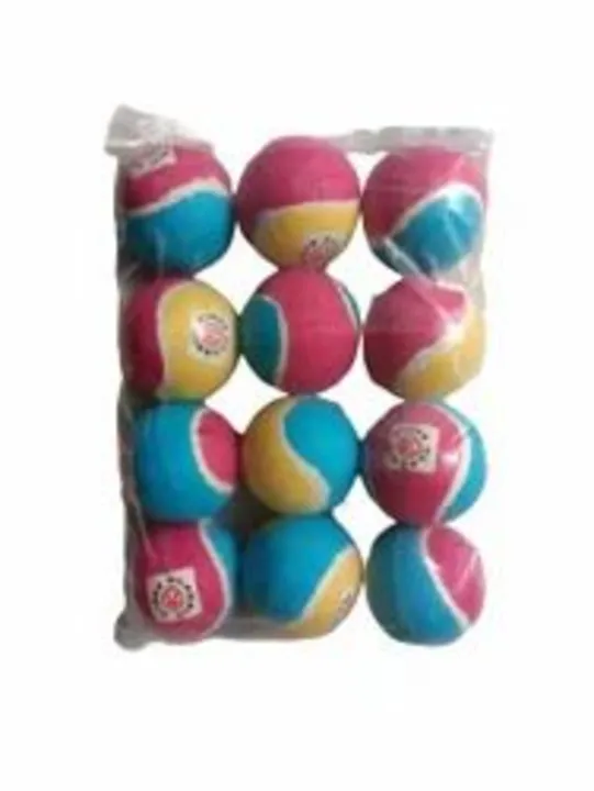 Tennis ball 12 pc pack  uploaded by KALYANI TOYS on 4/18/2023