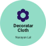 Business logo of Decoratar cloth