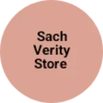 Business logo of SACH VERITY STORE