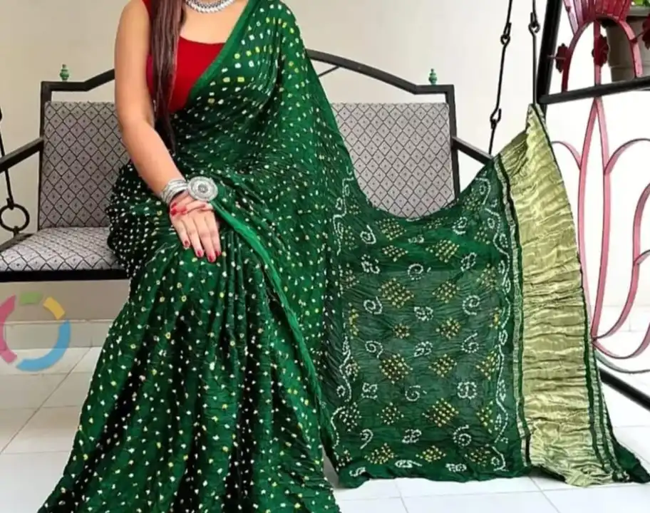 Modal Silk Bandhani Saree  uploaded by Dulari Textiles on 5/29/2024