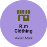 Business logo of R.M Clóthing Store