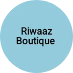 Business logo of Riwaaz boutique