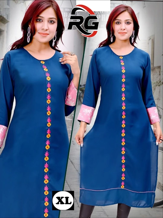 Embroidery kurti  uploaded by Rihan garments on 4/18/2023