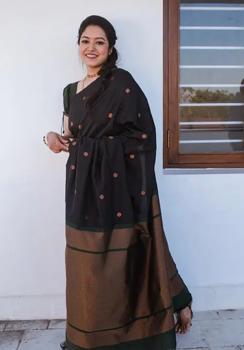 Rich pallu with allover buti design saree  uploaded by DHANANJAY CREATIONS on 4/18/2023