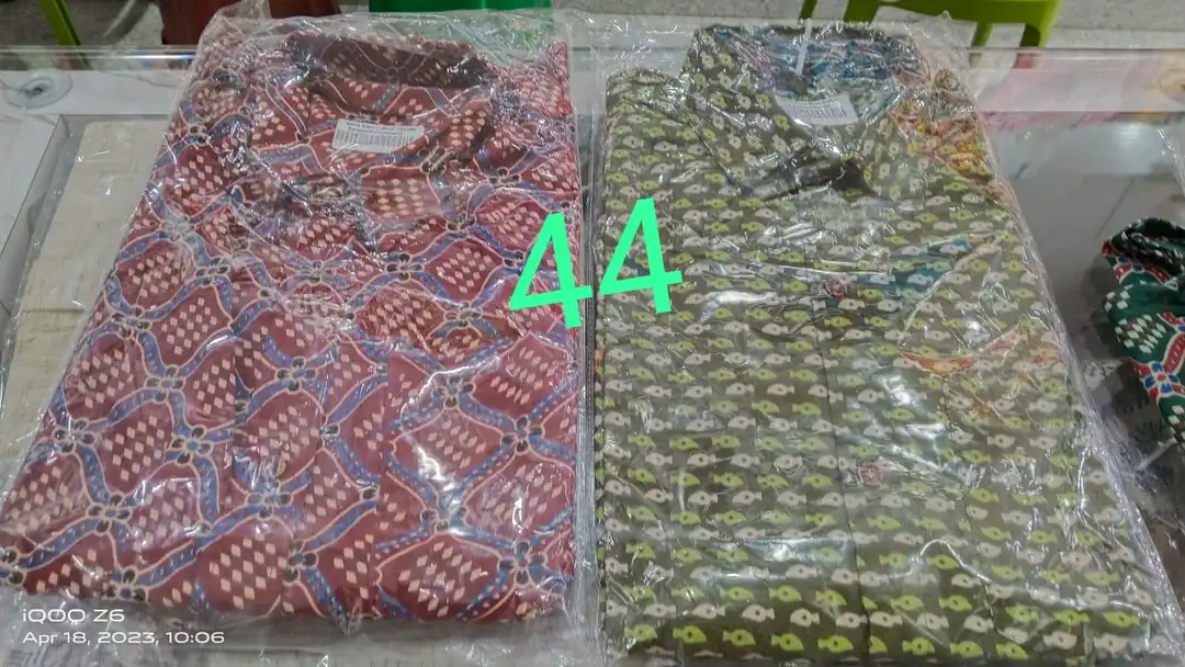 Pure cotton ajrak half sleeve shirt uploaded by Viswakarma boutique on 4/18/2023
