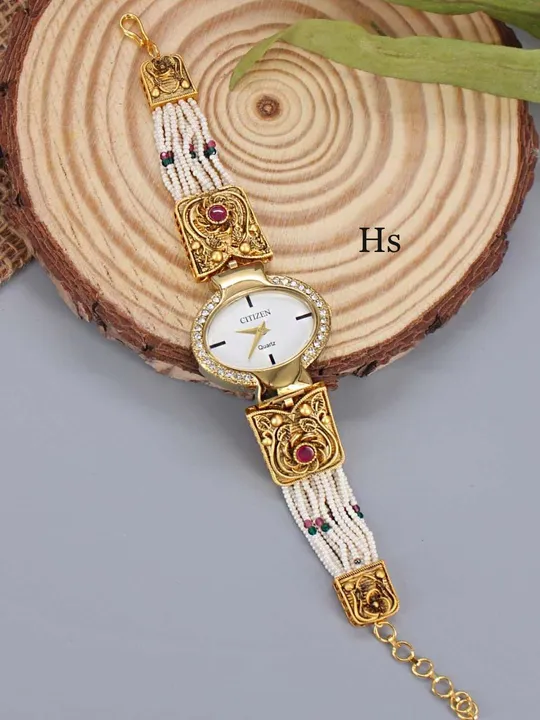 🌟 💙 KUNDAN LADIES JEWELLERY WATCH Citizen FOR HER 💙🌟
 uploaded by S3 & G Shopping Center on 4/18/2023